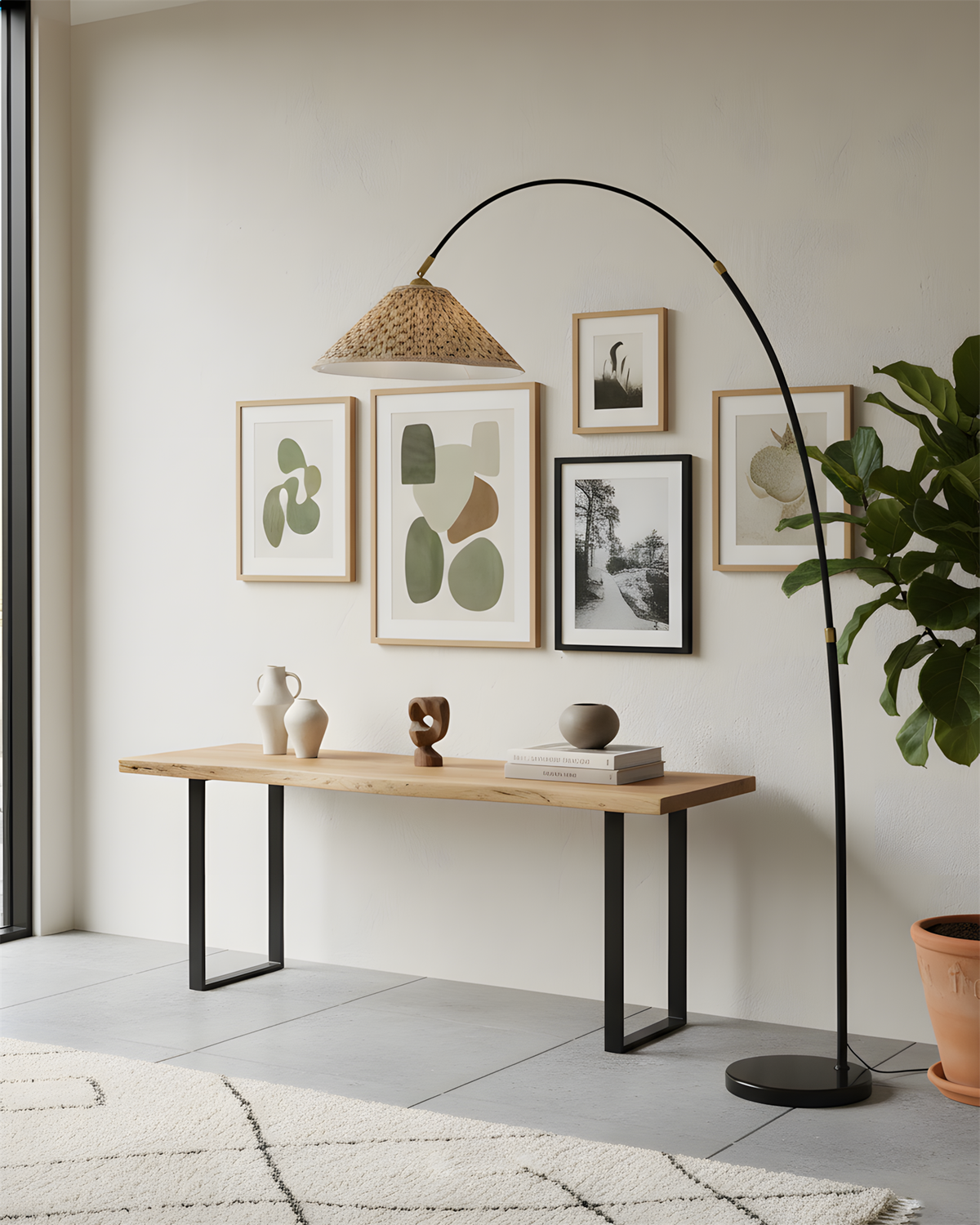 Arcadia Marble Floor Lamp — product view 8