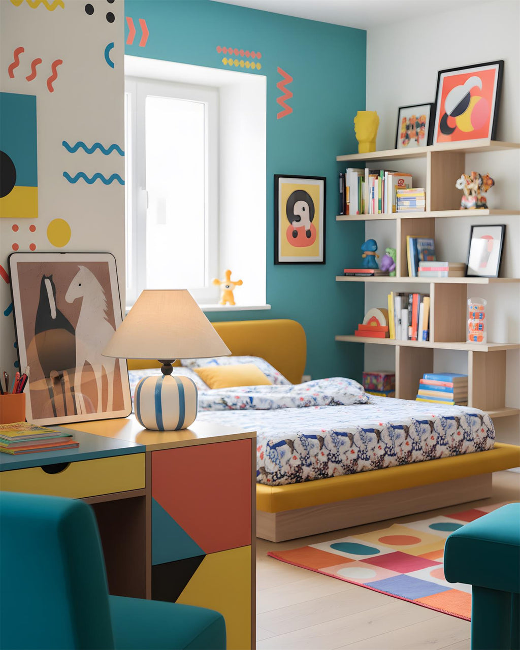 Lollipop Bliss Metal Table Lamp — product view 3