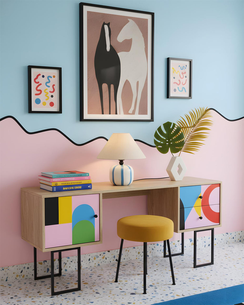 Lollipop Bliss Metal Table Lamp — product view 6