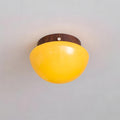 Honeyed Dome Glass Ceiling Lamp — product view 12