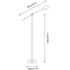Heritage Swing Glass Floor Lamp — product view 5
