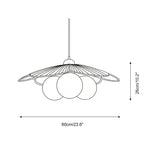 Sculpted Blossom Glass Pendant Lamp — product view 5