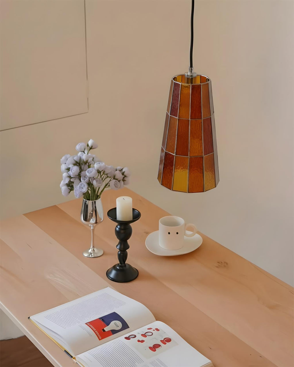 Fun Guy Glass Pendant Lamp — product view 3