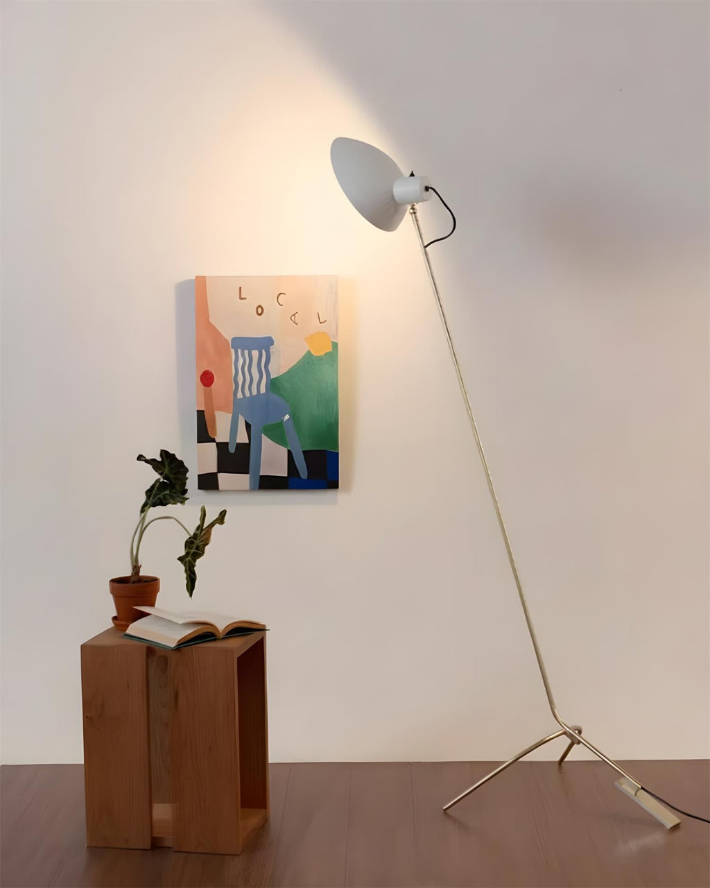 Vivid Curve Metal Floor Lamp — product view 6
