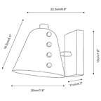 Twilight Pin Metal Wall Lamp — product view 5