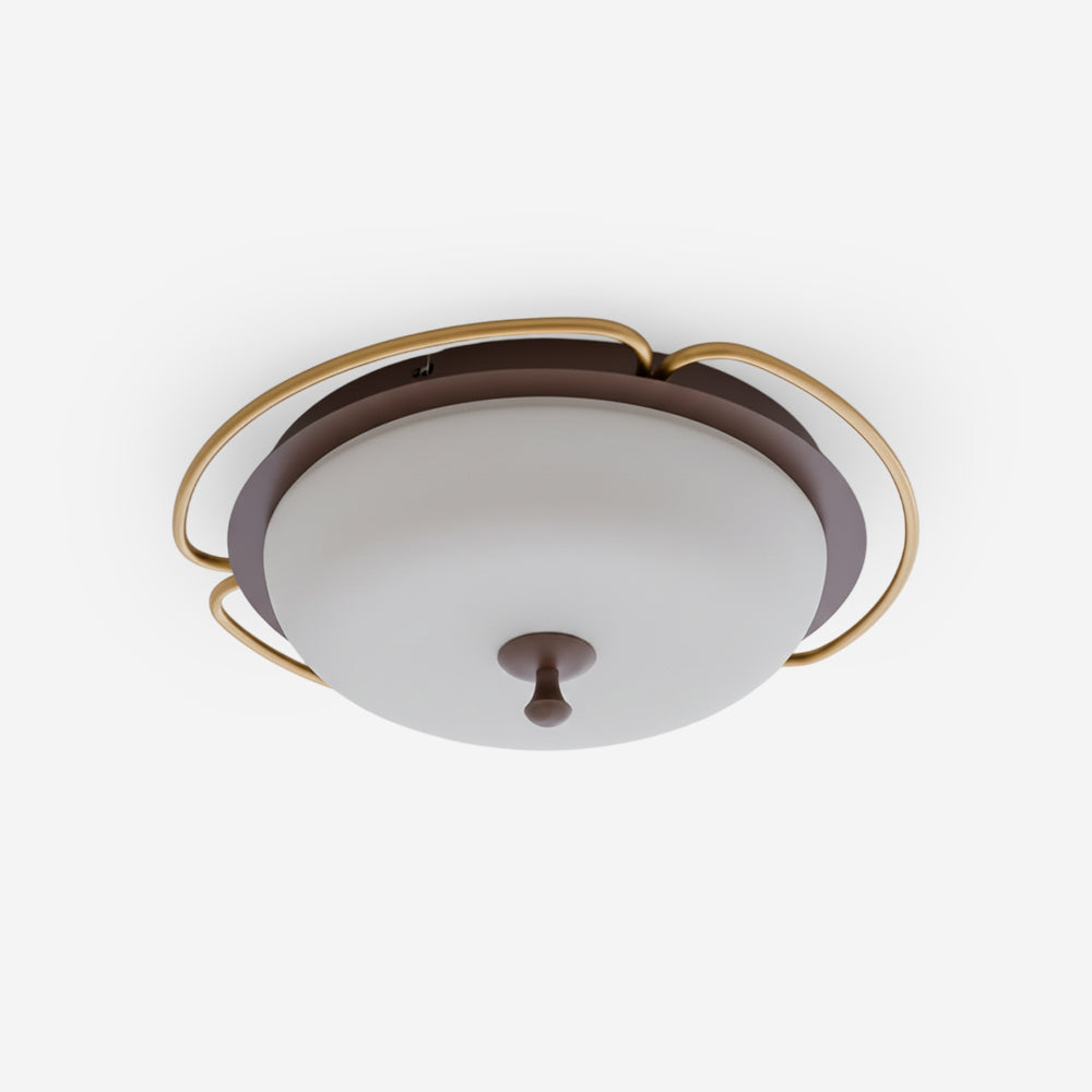 Crescent Orbit Glass Ceiling Lamp — product view 1