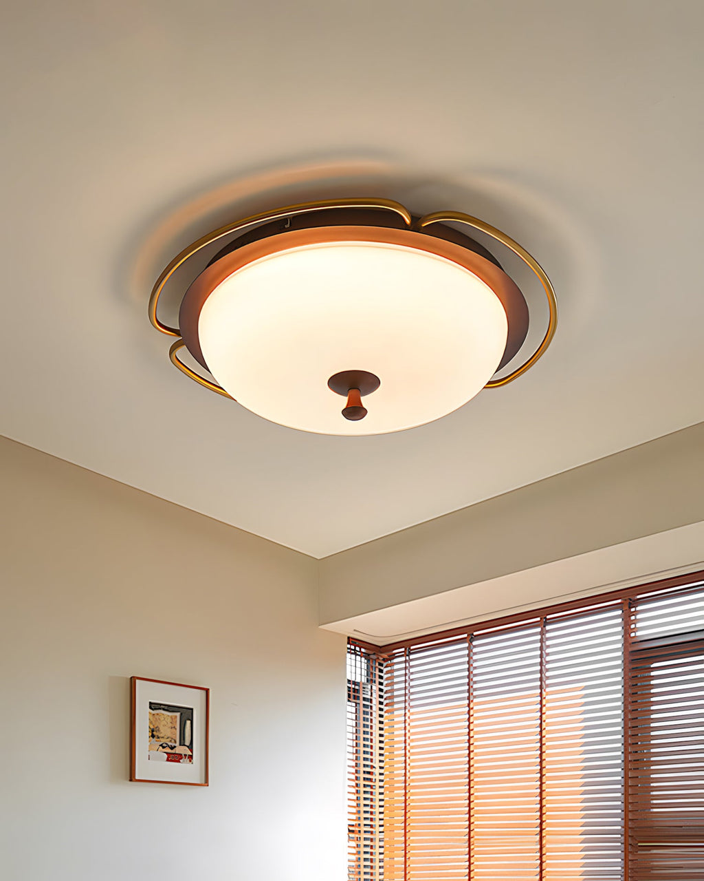 Crescent Orbit Glass Ceiling Lamp — product view 13