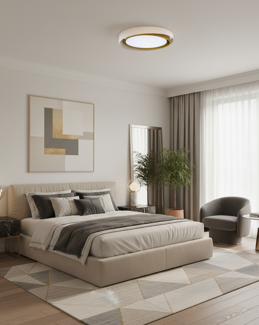 Nexus Swirl Metal Ceiling Lamp — product view 2