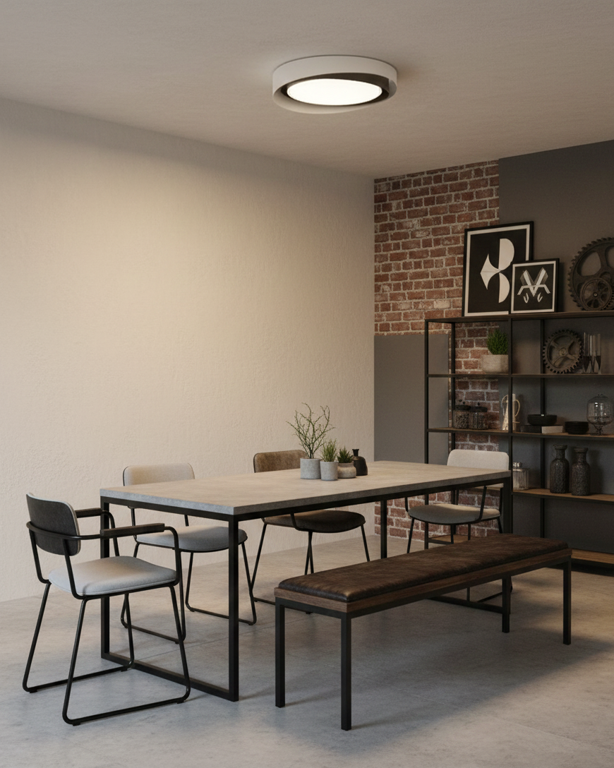 Nexus Swirl Metal Ceiling Lamp — product view 4