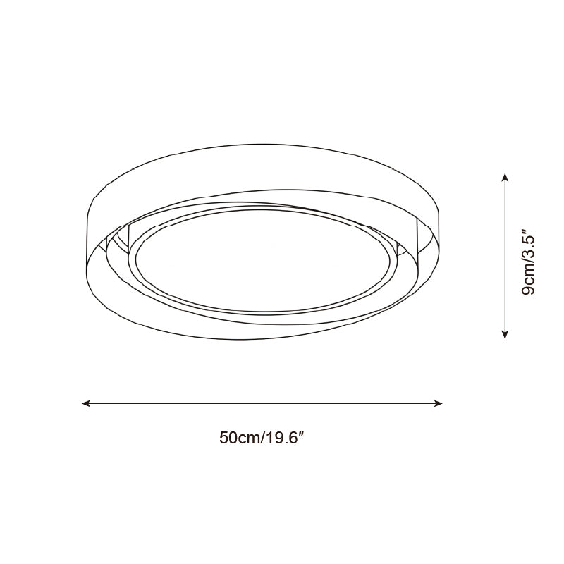Nexus Swirl Metal Ceiling Lamp — product view 6