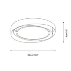Nexus Swirl Metal Ceiling Lamp — product view 6