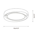 Nexus Swirl Metal Ceiling Lamp — product view 7