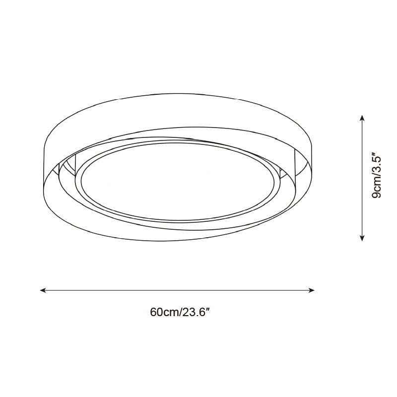 Nexus Swirl Metal Ceiling Lamp — product view 7