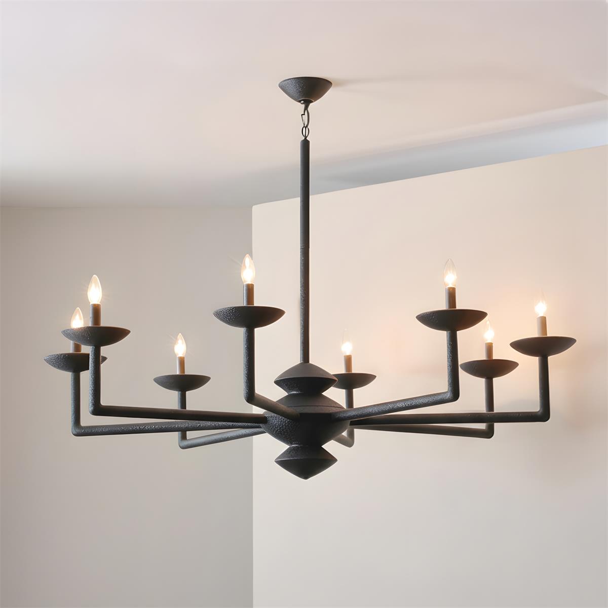 Gilded Vine Metal Chandelier — product view 8