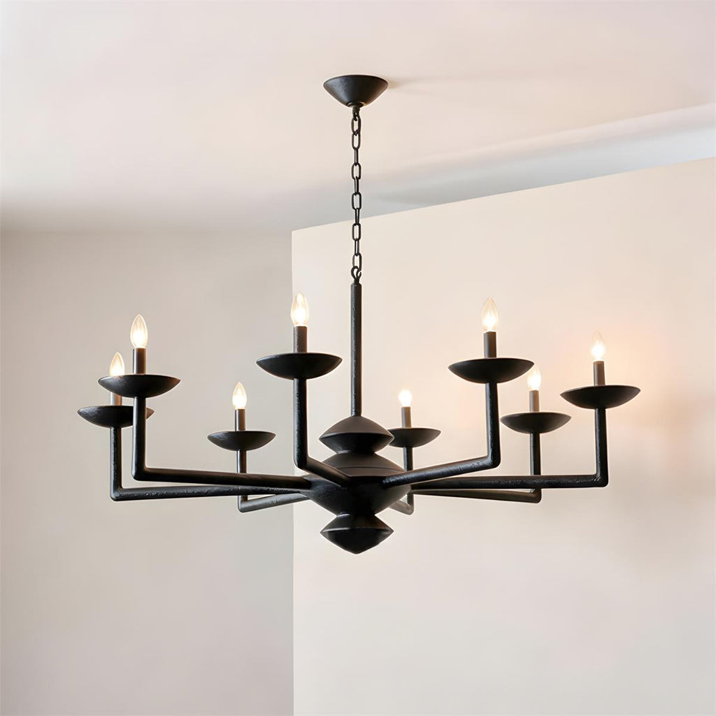 Gilded Vine Metal Chandelier — product view 9
