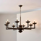 Gilded Vine Metal Chandelier — product view 12