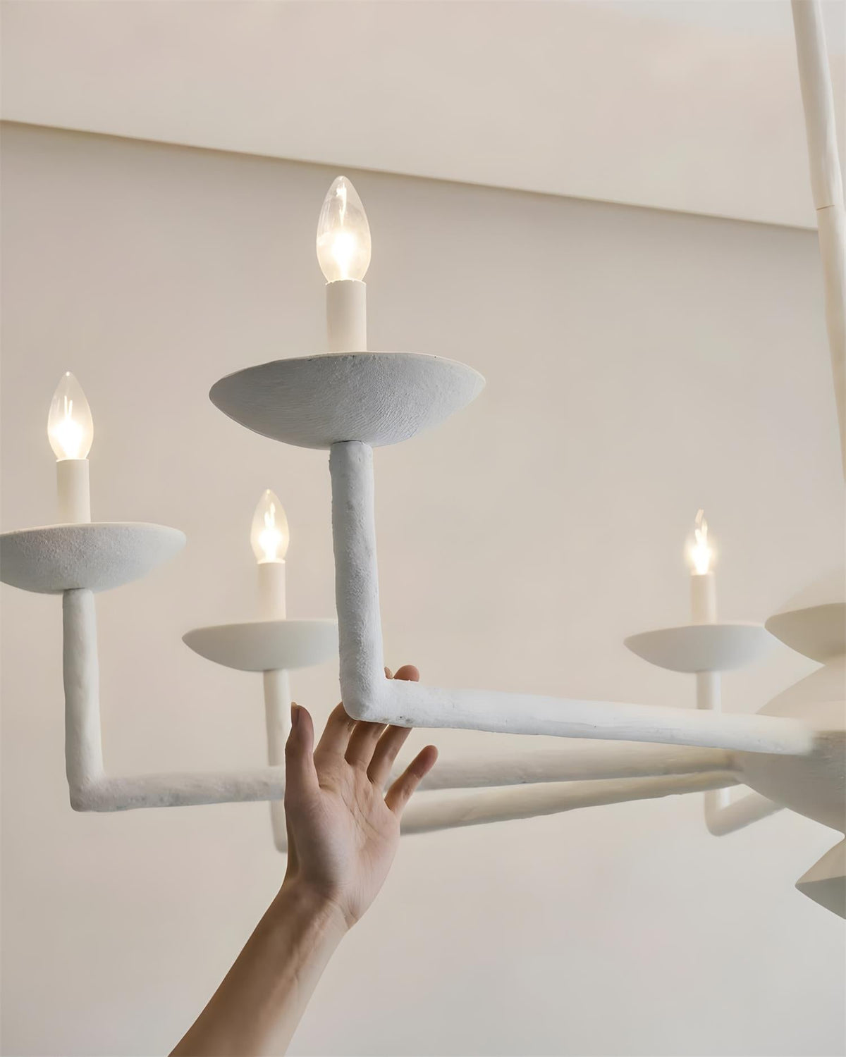 Gilded Vine Metal Chandelier — product view 15