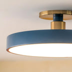 Azure Plate Metal Ceiling Lamp — product view 4