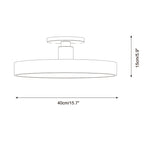 Azure Plate Metal Ceiling Lamp — product view 6