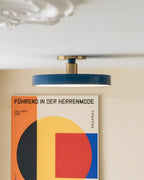 Azure Plate Metal Ceiling Lamp — product view 8