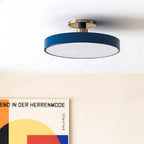 Azure Plate Metal Ceiling Lamp — product view 9