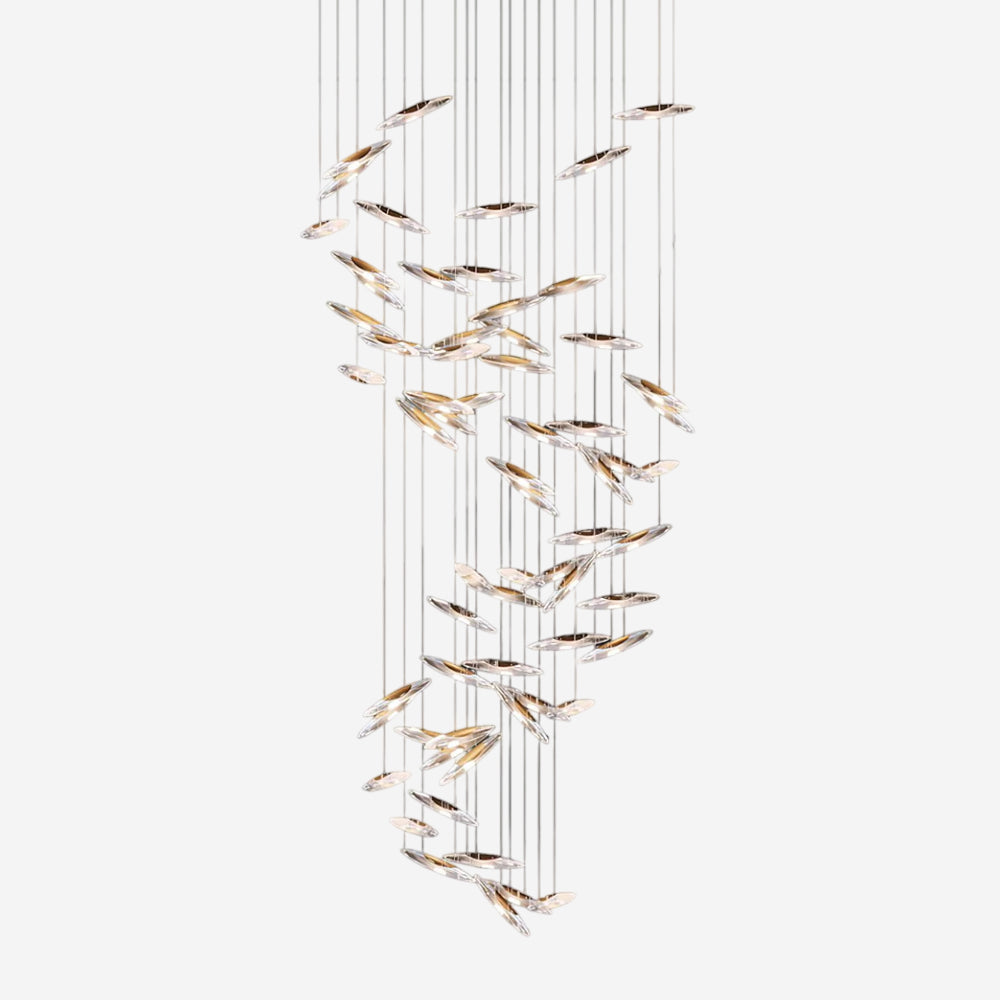 Celestial Cascade Glass Chandelier — product view 1