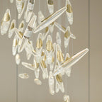Celestial Cascade Glass Chandelier — product view 4