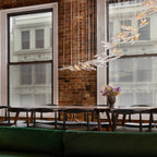 Celestial Cascade Glass Chandelier — product view 11