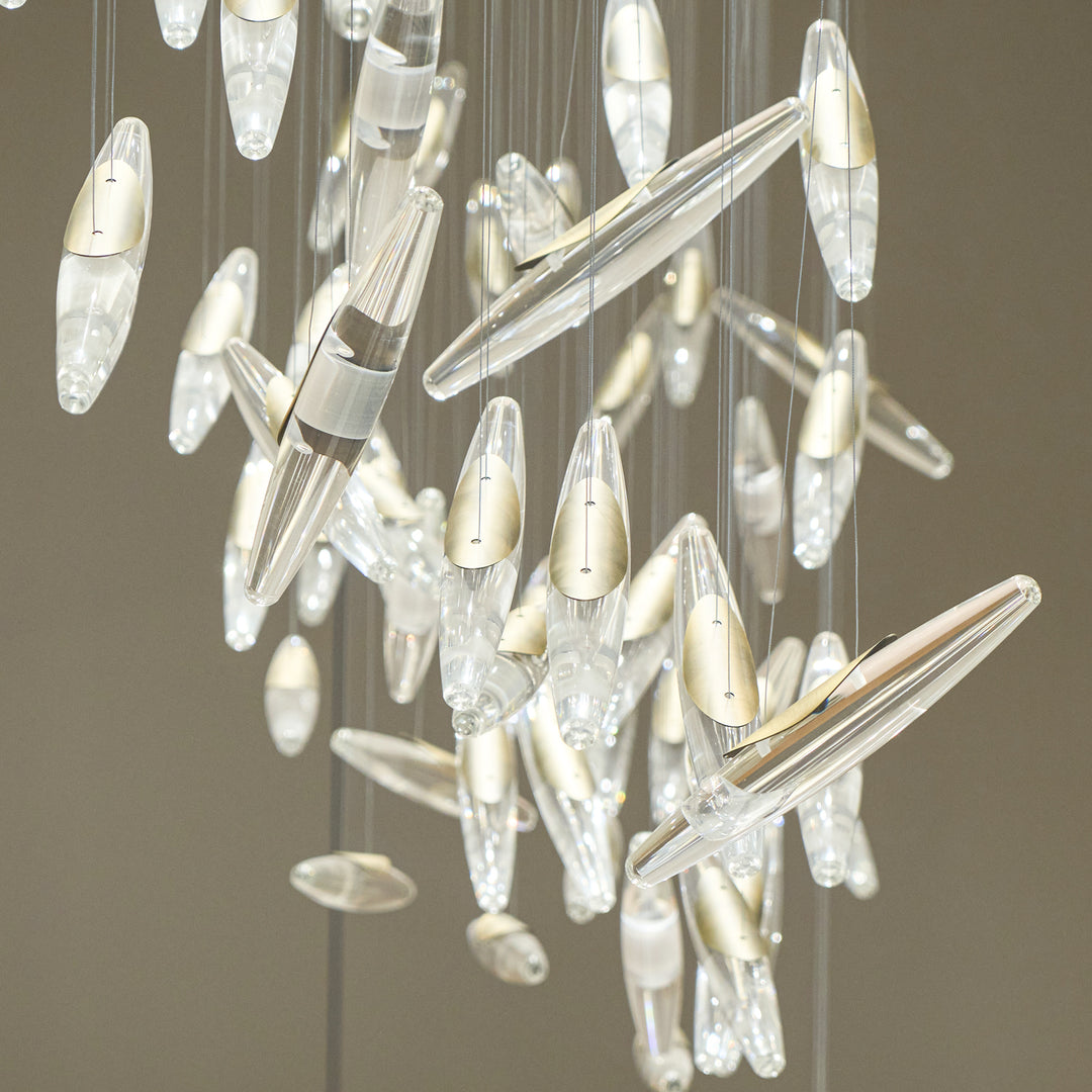 Celestial Cascade Glass Chandelier — product view 13
