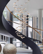 Celestial Cascade Glass Chandelier — product view 18