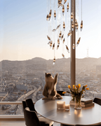 Celestial Cascade Glass Chandelier — product view 19