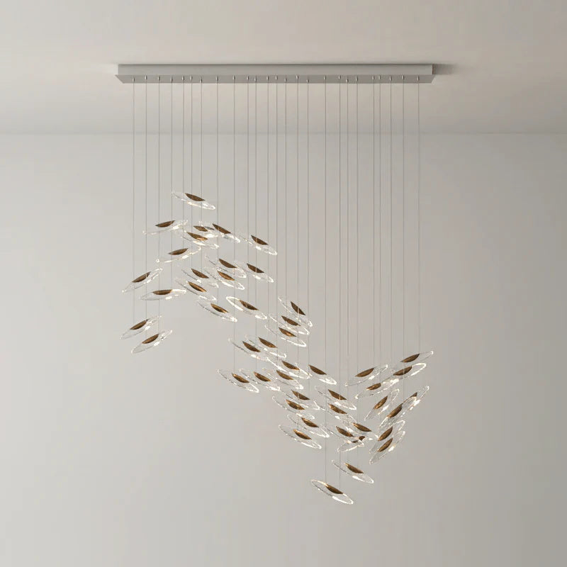 Celestial Cascade Glass Chandelier — product view 23