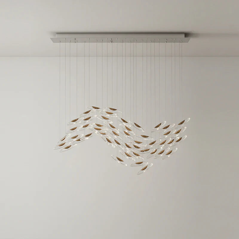 Celestial Cascade Glass Chandelier — product view 24