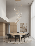 Celestial Cascade Glass Chandelier — product view 27