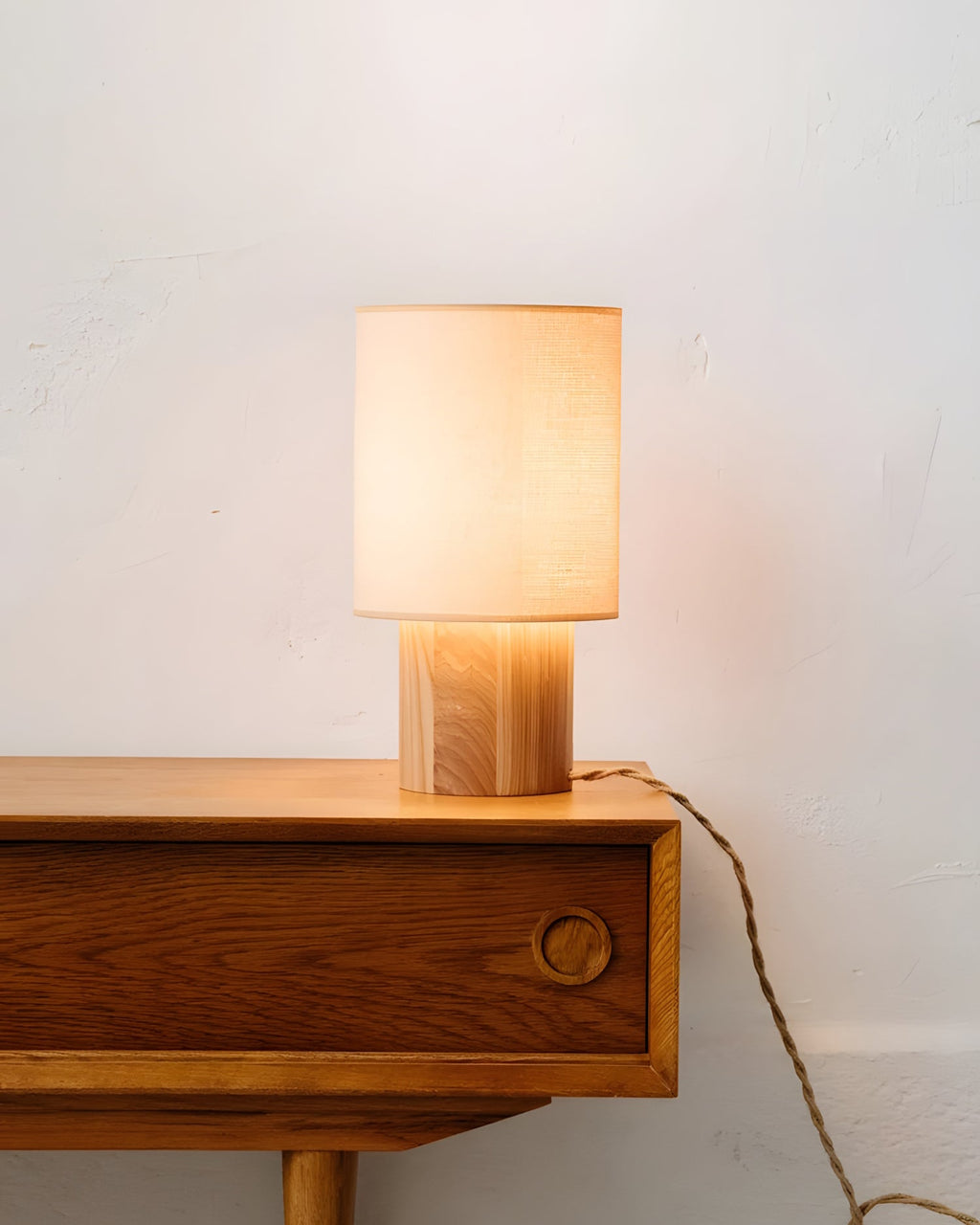 Kindle Oak Wood Table Lamp — product view 2