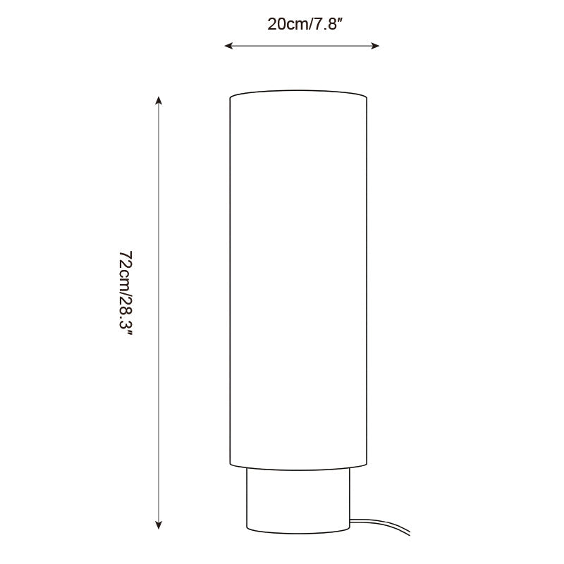 Kindle Oak Wood Table Lamp — product view 6
