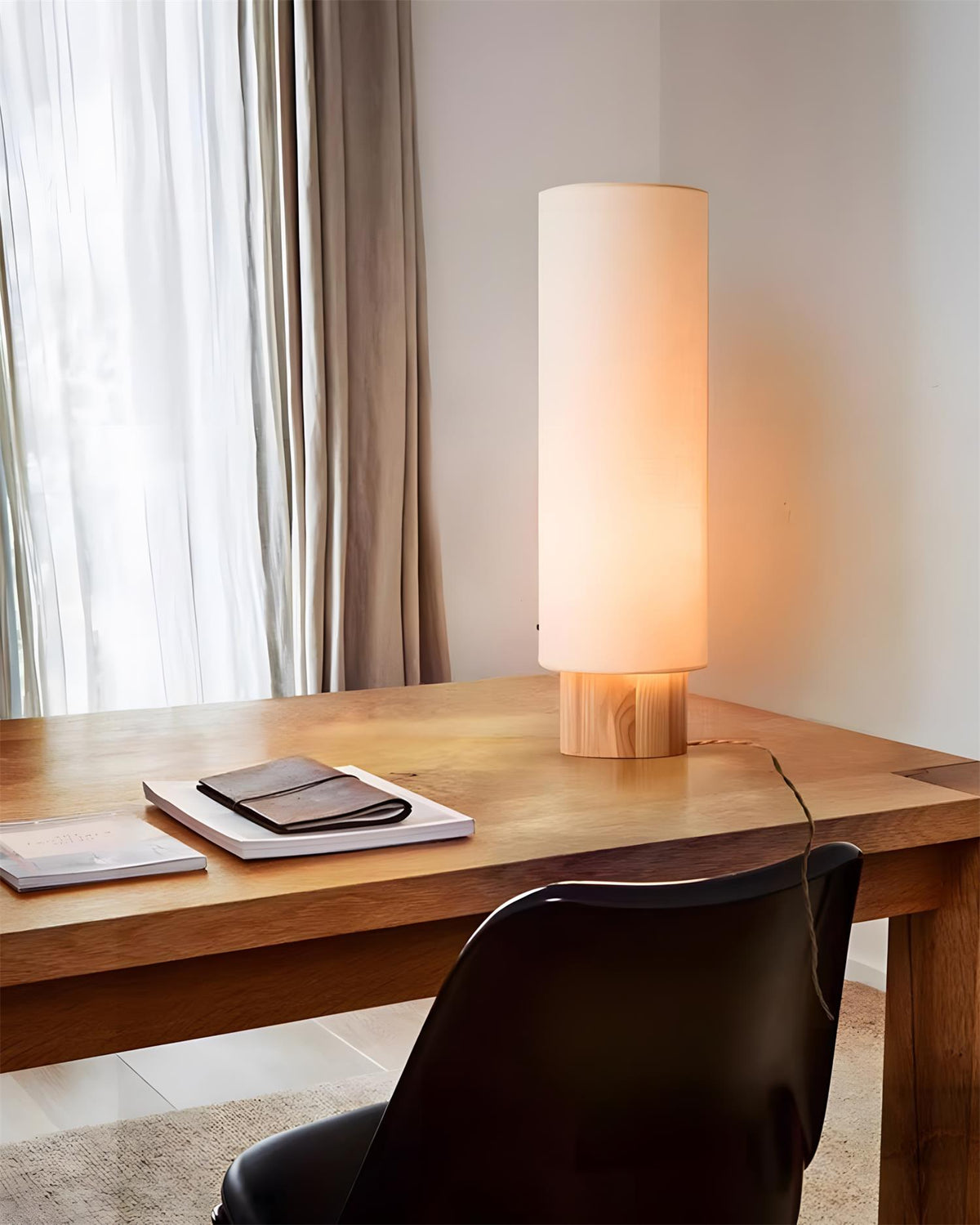 Kindle Oak Wood Table Lamp — product view 8