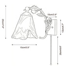 Roseraie Verse Glass Wall Lamp — product view 7