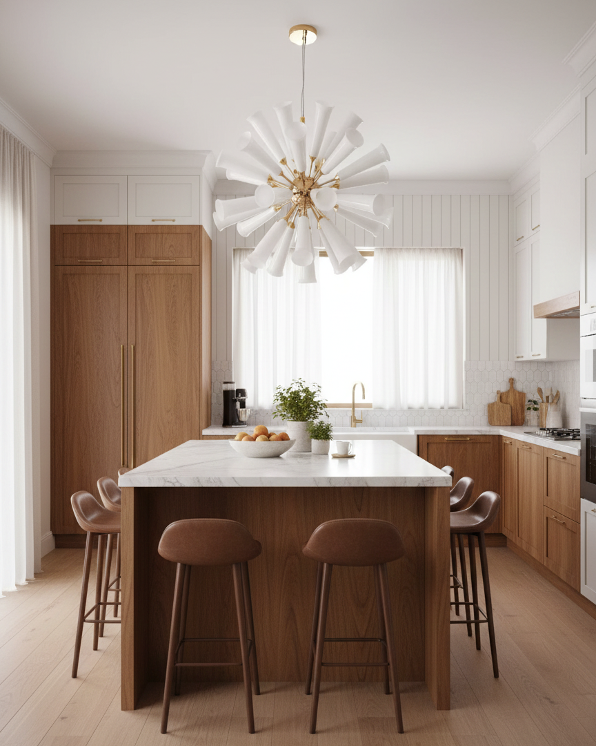 Solaria Bloom Glass Chandelier — product view 5