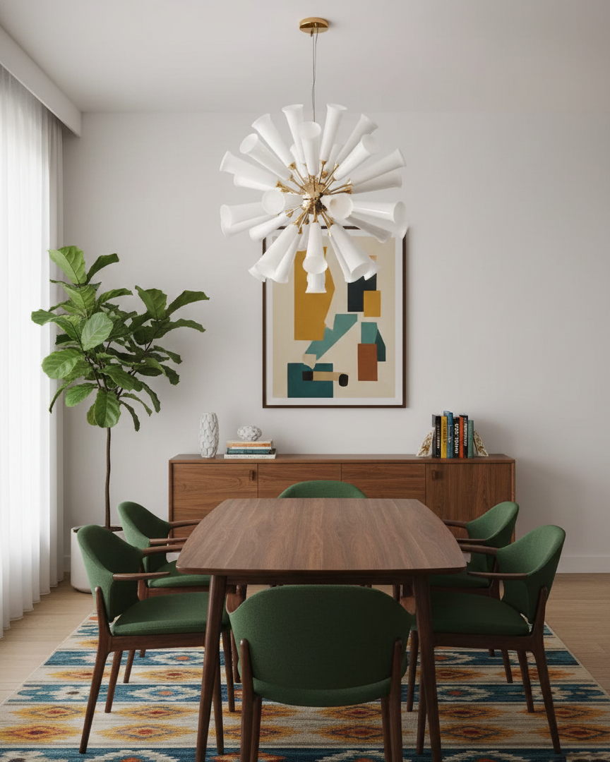 Solaria Bloom Glass Chandelier — product view 6