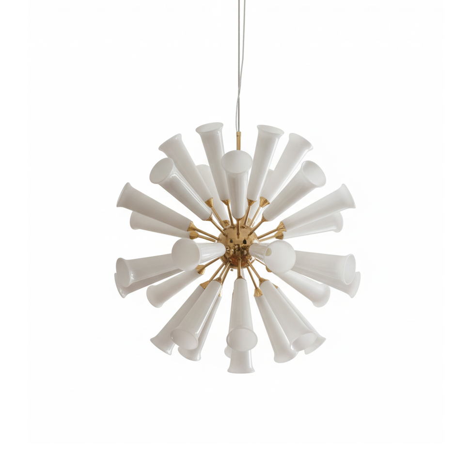 Solaria Bloom Glass Chandelier — product view 13
