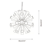 Solaria Bloom Glass Chandelier — product detail 14