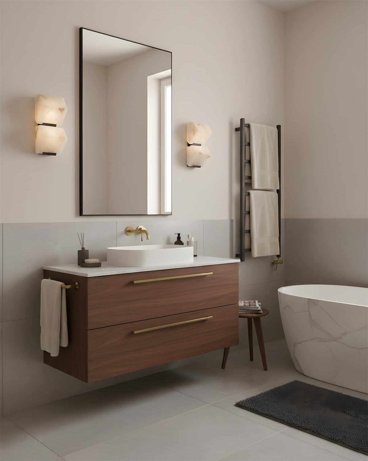 Velora Alabaster Wall Lamp — product view 5