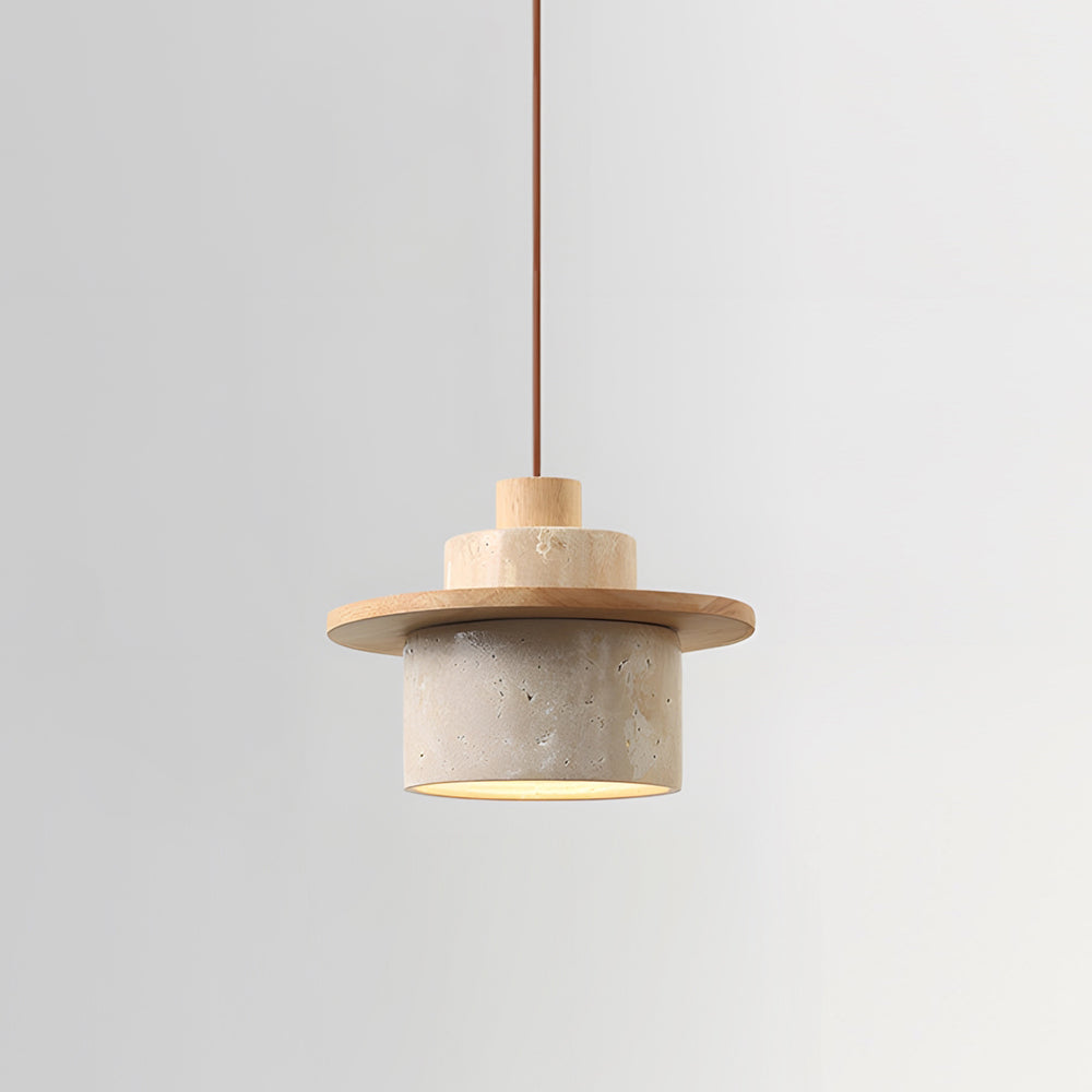 Cantera Travertine Pendant Lamp — product view 12