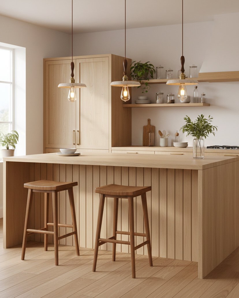 Cask Travertine Pendant Lamp — product view 3