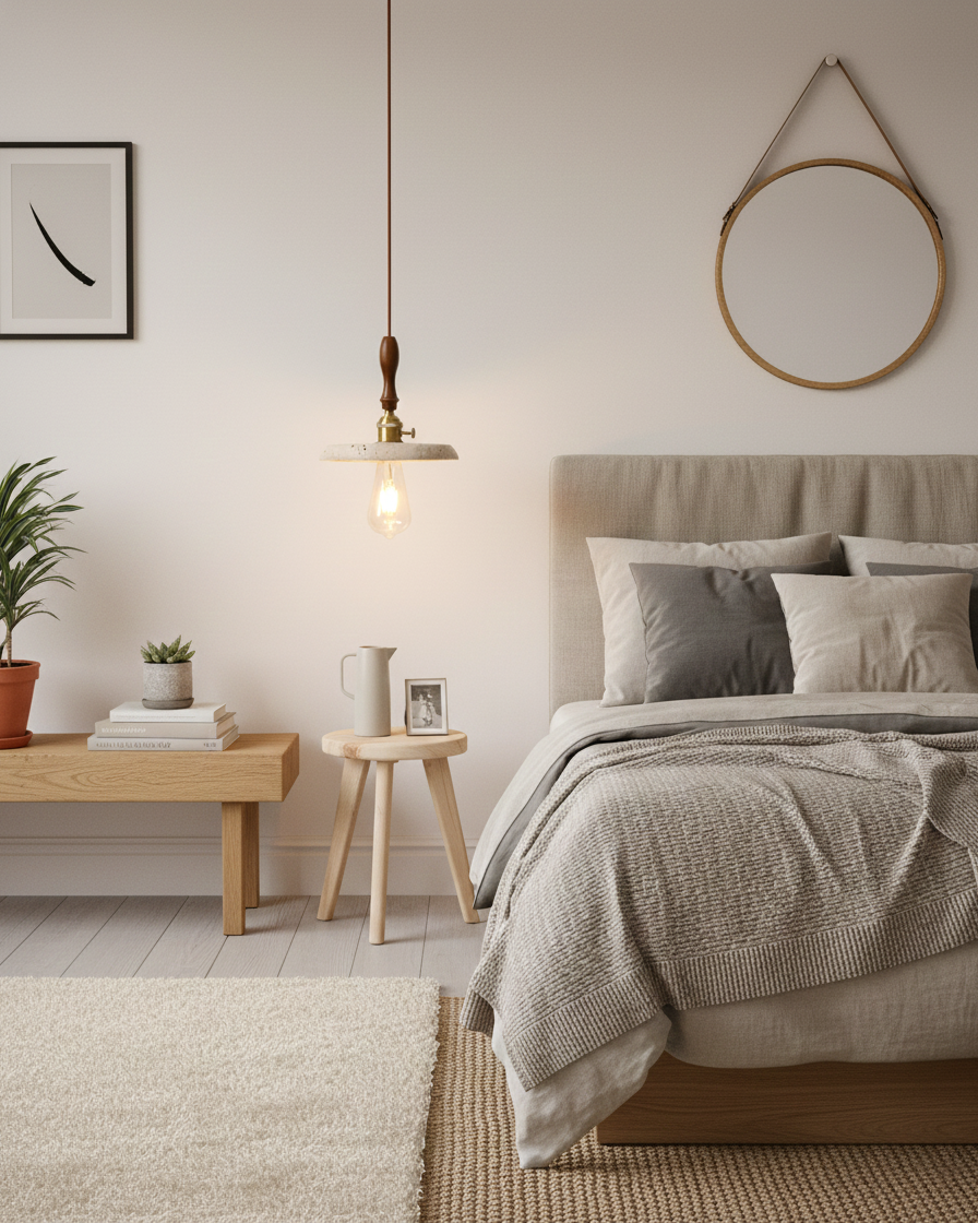 Cask Travertine Pendant Lamp — product view 4