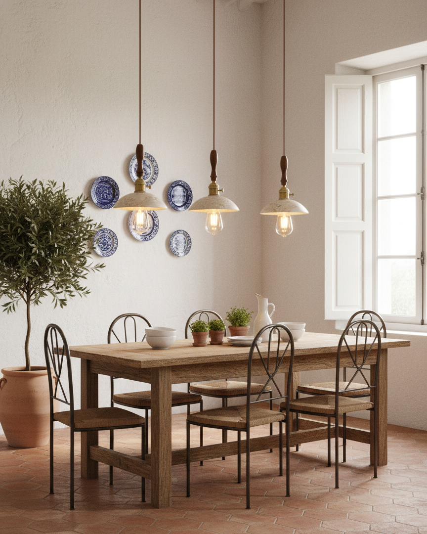 Cask Travertine Pendant Lamp — product view 8