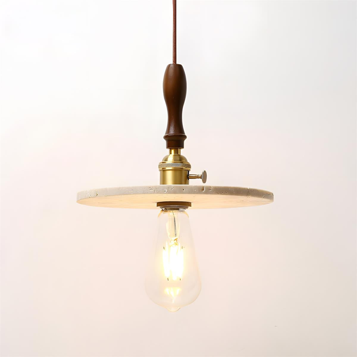 Cask Travertine Pendant Lamp — product view 14