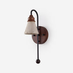 Beacon Travertine Wall Lamp — product view 1