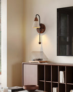 Beacon Travertine Wall Lamp — product view 2